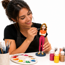 Miniatura 3D Personalizada 12cm - Pintura Artesanal
